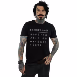 Disney - T-shirt GNOMMISH ALPHABET - Homme (Noir)