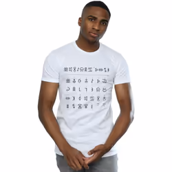 Disney - T-shirt GNOMMISH ALPHABET - Homme (Blanc)