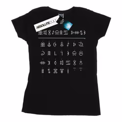Disney - T-shirt GNOMMISH ALPHABET - Femme (Noir)
