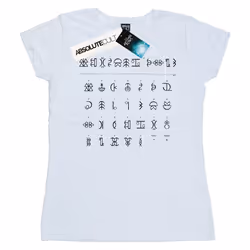 Disney - T-shirt GNOMMISH ALPHABET - Femme (Blanc)