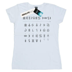 Disney - T-shirt GNOMMISH ALPHABET - Femme (Blanc)