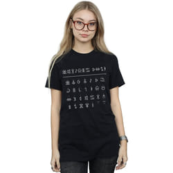 Disney - T-shirt GNOMMISH ALPHABET - Femme (Noir)