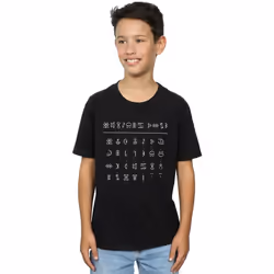 Disney - T-shirt GNOMMISH ALPHABET - Garçon (Noir)