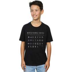 Disney - T-shirt GNOMMISH ALPHABET - Garçon (Noir)