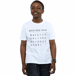 Disney - T-shirt GNOMMISH ALPHABET - Garçon (Blanc)