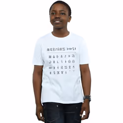 Disney - T-shirt GNOMMISH ALPHABET - Garçon (Blanc)