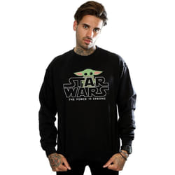 Star Wars - Sweat THE MANDALORIAN THE CHILD STRONG - Homme (Noir)