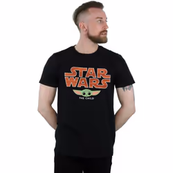 Star Wars - T-shirt THE MANDALORIAN THE CHILD - Homme (Noir)