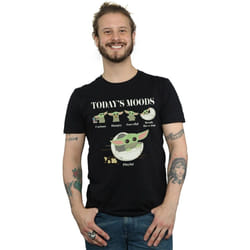 Star Wars - T-shirt THE MANDALORIAN THE CHILD MOODS - Homme (Noir)