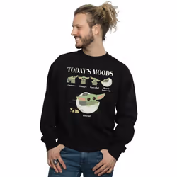 Star Wars - Sweat THE MANDALORIAN THE CHILD MOODS - Homme (Noir)