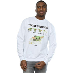 Star Wars - Sweat THE MANDALORIAN THE CHILD MOODS - Homme (Blanc)