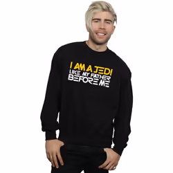 Star Wars - Sweat AM A JEDI - Homme (Noir)