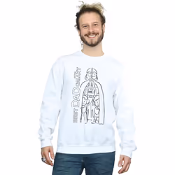 Star Wars - Sweat BEST DAD IN THE GALAXY - Homme (Blanc)