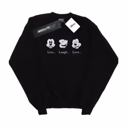 Disney - Sweat LIVE LOVE LAUGH - Fille (Noir)