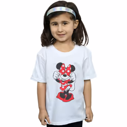 Disney - T-shirt MINNIE MOUSE - Fille (Blanc)