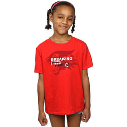 Disney - T-shirt HIGH SCHOOL MUSICAL THE MUSICAL BREAKING RULES - Fille (Rouge)