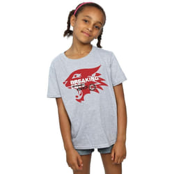 Disney - T-shirt HIGH SCHOOL MUSICAL THE MUSICAL BREAKING RULES - Fille (Gris chiné)