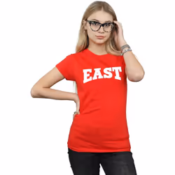 Disney - T-shirt HIGH SCHOOL MUSICAL THE MUSICAL EAST HIGH - Femme (Rouge)