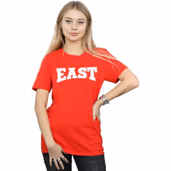 Disney - T-shirt HIGH SCHOOL MUSICAL THE MUSICAL EAST HIGH - Femme (Rouge)