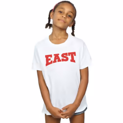 Disney - T-shirt HIGH SCHOOL MUSICAL THE MUSICAL EAST HIGH - Fille (Blanc)