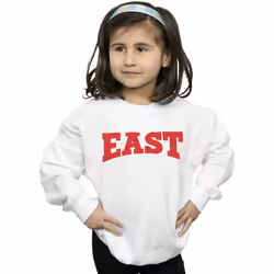 Disney - Sweat HIGH SCHOOL MUSICAL THE MUSICAL EAST HIGH - Fille (Blanc)