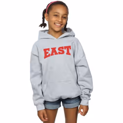 Disney - Sweat à capuche HIGH SCHOOL MUSICAL THE MUSICAL EAST HIGH - Fille (Gris chiné)