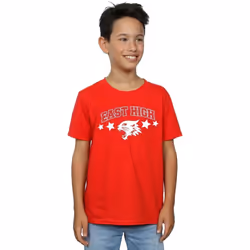 Disney - T-shirt HIGH SCHOOL MUSICAL THE MUSICAL WILDCAT STARS - Garçon (Rouge)