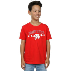 Disney - T-shirt HIGH SCHOOL MUSICAL THE MUSICAL WILDCAT STARS - Garçon (Rouge)