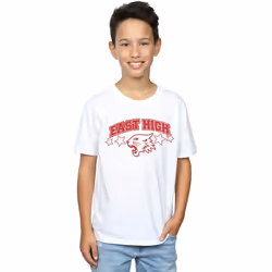 Disney - T-shirt HIGH SCHOOL MUSICAL THE MUSICAL WILDCAT STARS - Garçon (Blanc)
