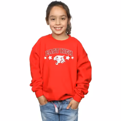 Disney - Sweat HIGH SCHOOL MUSICAL THE MUSICAL WILDCAT STARS - Fille (Rouge)