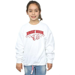 Disney - Sweat HIGH SCHOOL MUSICAL THE MUSICAL WILDCAT STARS - Fille (Blanc)