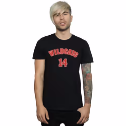 Disney - T-shirt HIGH SCHOOL MUSICAL THE MUSICAL WILDCATS - Homme (Noir)