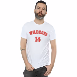 Disney - T-shirt HIGH SCHOOL MUSICAL THE MUSICAL WILDCATS - Homme (Blanc)