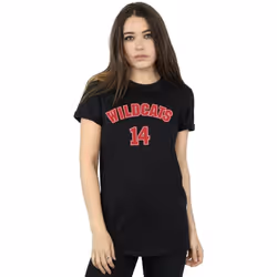 Disney - T-shirt HIGH SCHOOL MUSICAL THE MUSICAL WILDCATS - Femme (Noir)