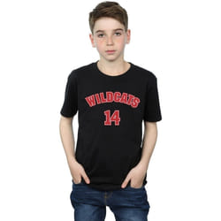 Disney - T-shirt HIGH SCHOOL MUSICAL THE MUSICAL WILDCATS - Garçon (Noir)