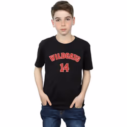 Disney - T-shirt HIGH SCHOOL MUSICAL THE MUSICAL WILDCATS - Garçon (Noir)