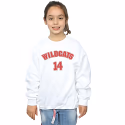 Disney - Sweat HIGH SCHOOL MUSICAL THE MUSICAL WILDCATS - Fille (Blanc)