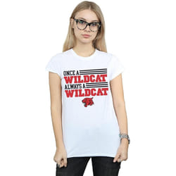 Disney - T-shirt HIGH SCHOOL MUSICAL THE MUSICAL ONCE A WILDCAT - Femme (Blanc)