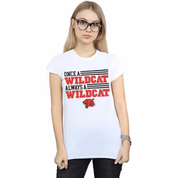 Disney - T-shirt HIGH SCHOOL MUSICAL THE MUSICAL ONCE A WILDCAT - Femme (Blanc)