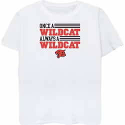 Disney - T-shirt HIGH SCHOOL MUSICAL THE MUSICAL ONCE A WILDCAT - Femme (Blanc)