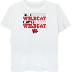 Disney - T-shirt HIGH SCHOOL MUSICAL THE MUSICAL ONCE A WILDCAT - Femme (Blanc)