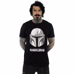Star Wars - T-shirt THE MANDALORIAN - Homme (Noir)