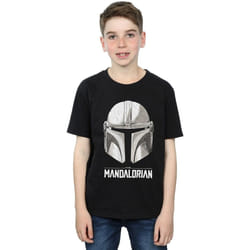 Star Wars - T-shirt THE MANDALORIAN - Garçon (Noir)