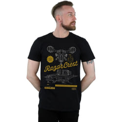 Star Wars - T-shirt THE MANDALORIAN THE RAZOR - Homme (Noir)