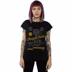 Star Wars - T-shirt THE MANDALORIAN THE RAZOR - Femme (Noir)