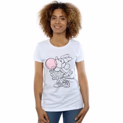 Disney - T-shirt - Femme (Blanc)