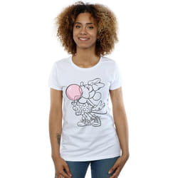 Disney - T-shirt - Femme (Blanc)