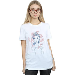 Disney - T-shirt - Femme (Blanc)
