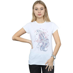 Disney - T-shirt - Femme (Blanc)