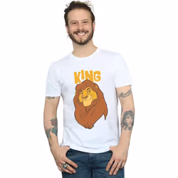 Disney - T-shirt THE LION KING MUFASA KING - Homme (Blanc)